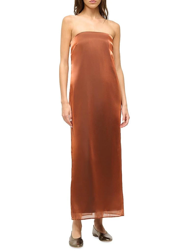 Staud Casey Strapless Maxi Dress 2