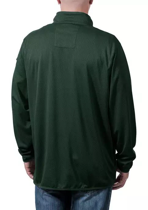 Franchise Club Club Ncaa Michigan State Spartans Flow Thermatec Quarter Zip Jacket 2