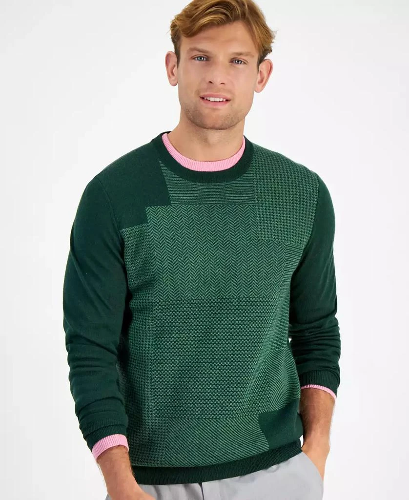 Club Room Men's Colorblocked Merino Wool Sweater, Created for Macy's 4