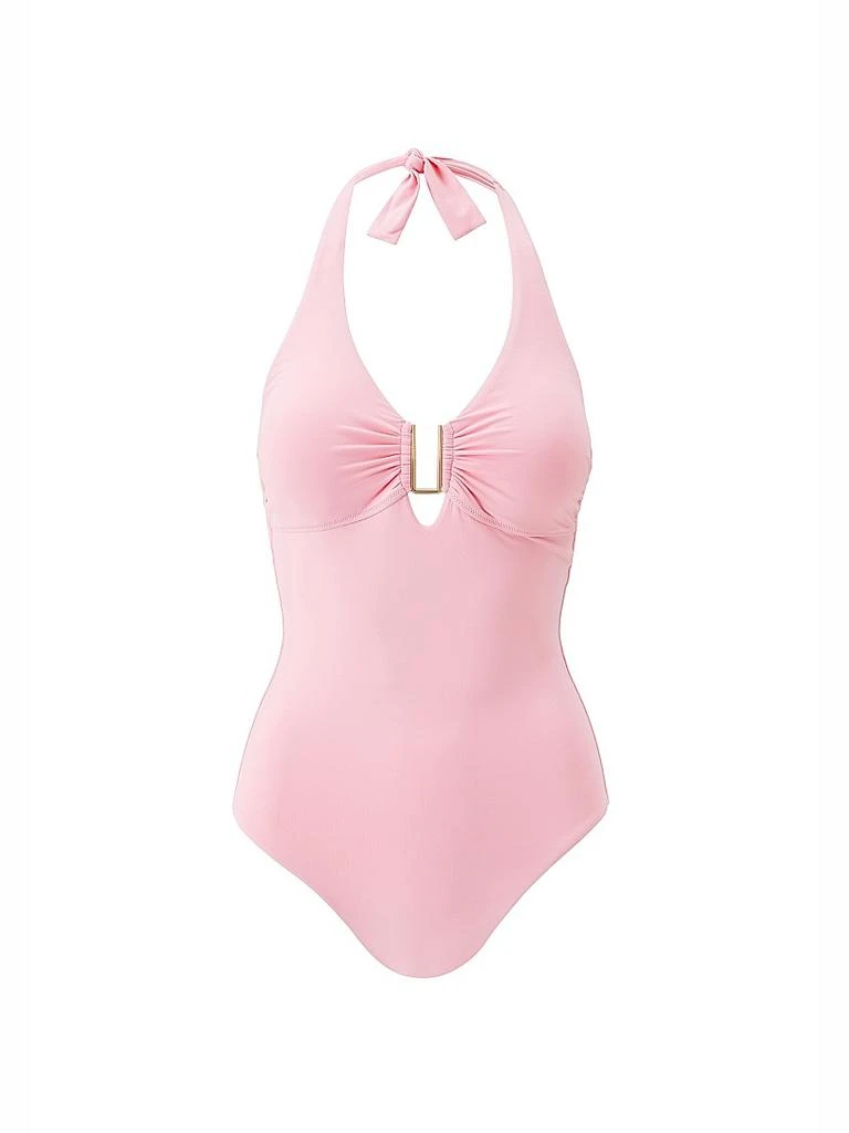 MELISSA ODABASH Tampa Halterneck One-Piece Swimsuit 1
