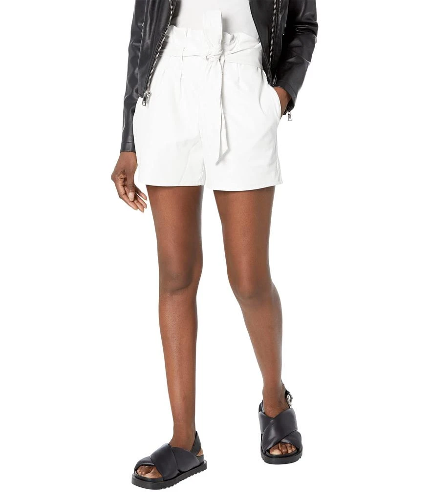 Commando Faux Leather Paperbag Shorts SLG453 1