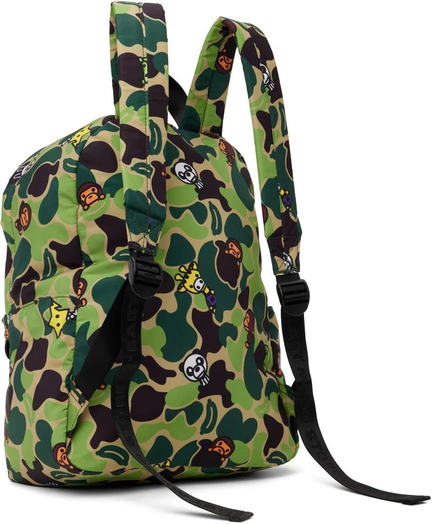 Bape Kids Khaki ABC Milo All Friends Medium Backpack 3