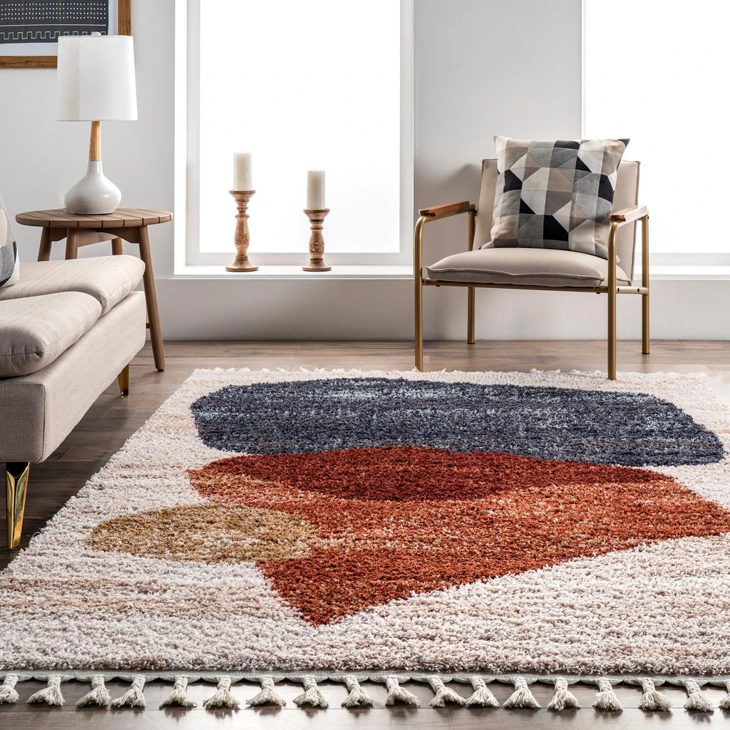 nuLOOM Kassidy Shaggy Contemporary Tassel Area Rug 3