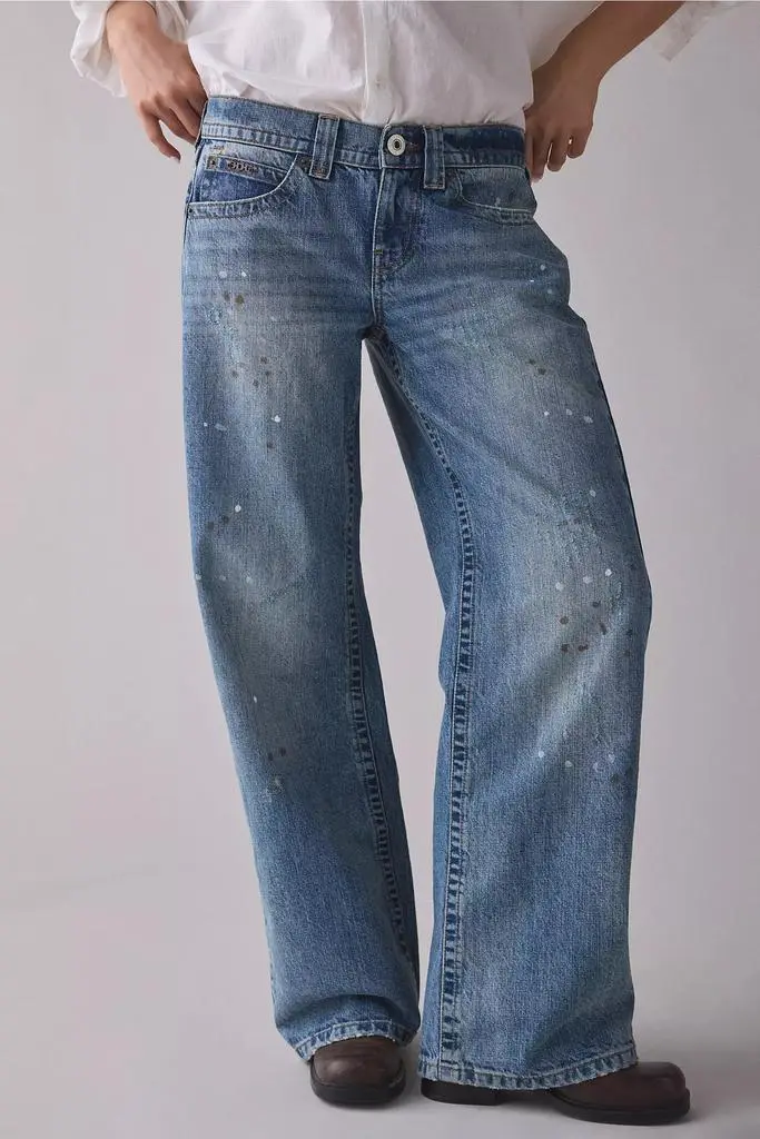 BDG BDG Kayla Paint Splatter Low-Rise Jeans