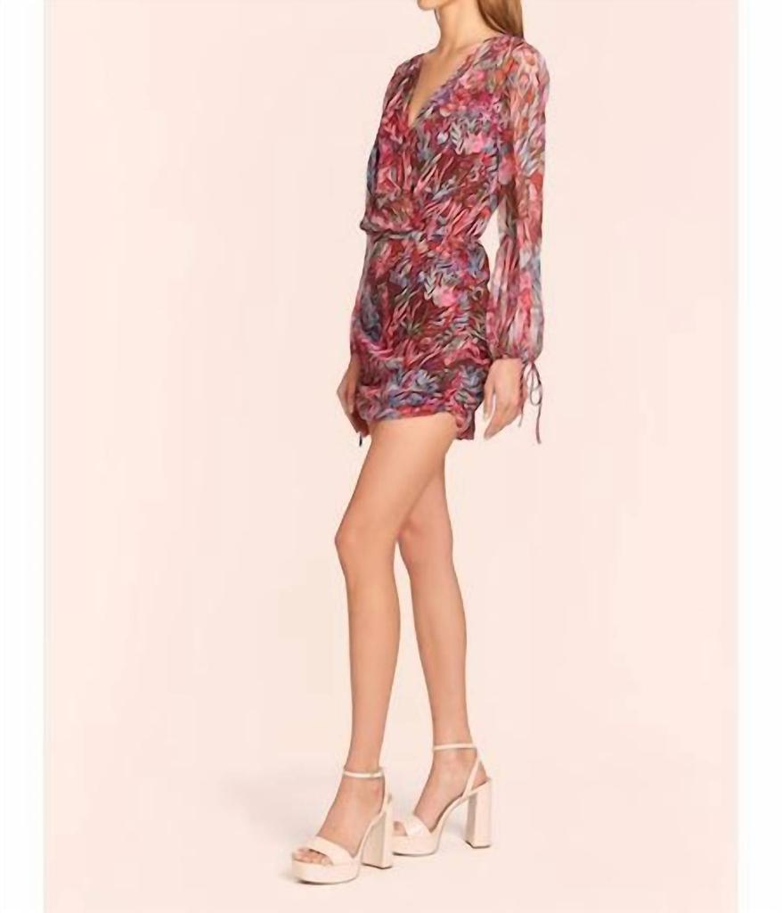 Amanda Uprichard Amani Dress In Bloom Print