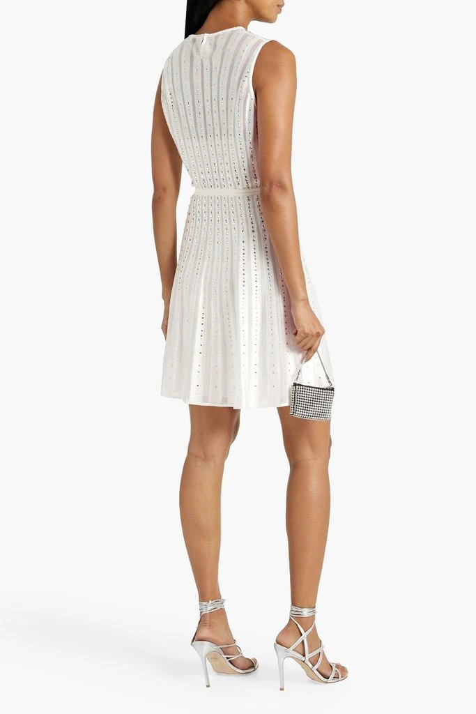 Zuhair Murad Crystal-embellished pointelle-knit dress 3
