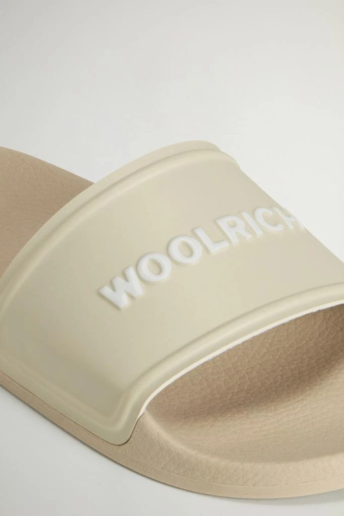 Woolrich Rubber Slide Sandals - Women - Beige 5