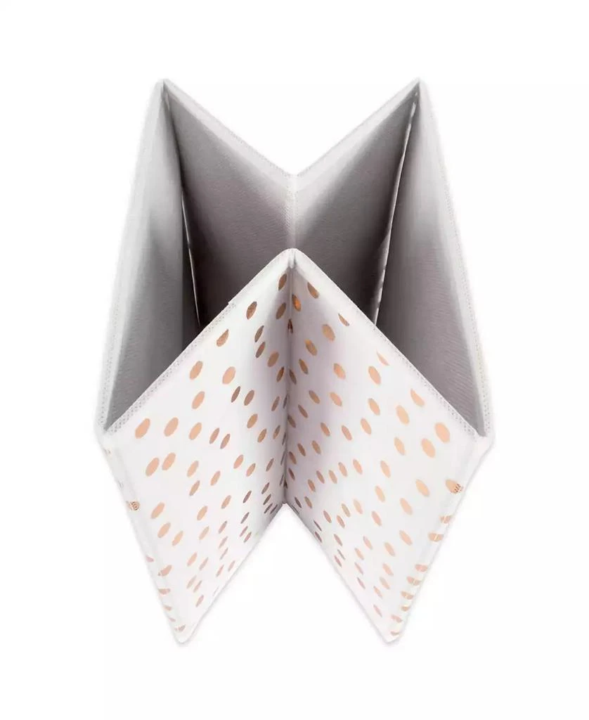 Design Imports Non-woven Polyester Cube Small Dots Set of 2 5