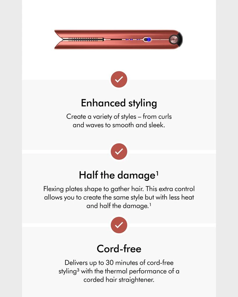 Dyson Corrale Styler Straightener, Strawberry 7