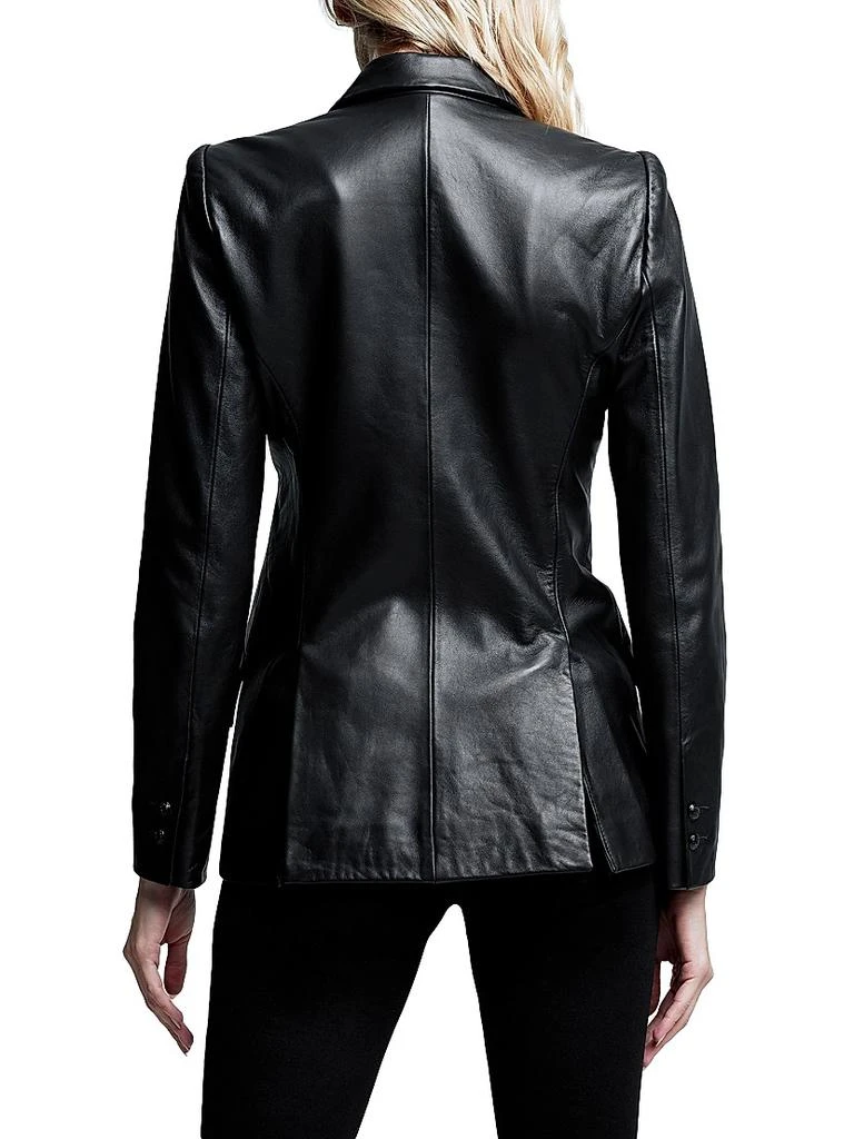 L'Agence Chamberlain Leather Blazer 5