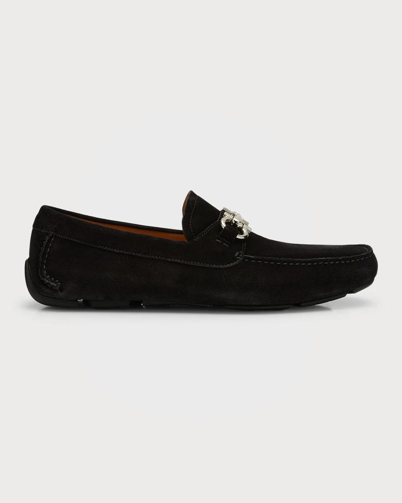 Salvatore Ferragamo Men's Parigi Gancini Leather Driving Shoes 1