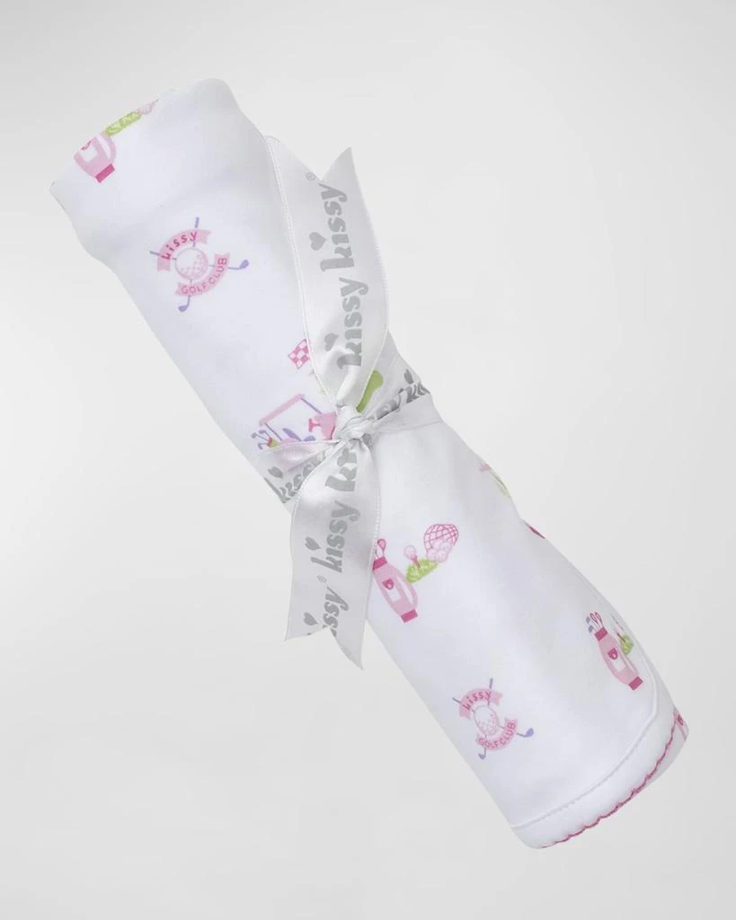 Kissy Kissy Girl's Golf Club Bib and Blanket Set 4