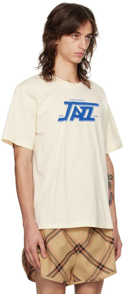 WALES BONNER SPACE JAZZ ロングTシャツ Wales Bonner White Space Jazz T-Shirt Wales Bonner