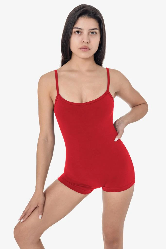 Los Angeles Apparel 83022GD-SH - Garment Dye Spaghetti Scoopback Short Biketard 9