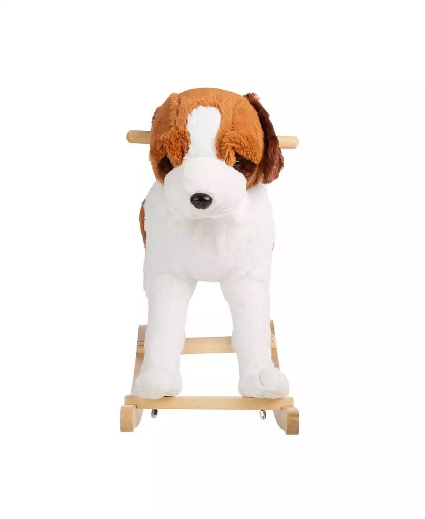 Trademark Global Happy Trails Plush Dog Rocking Horse 3