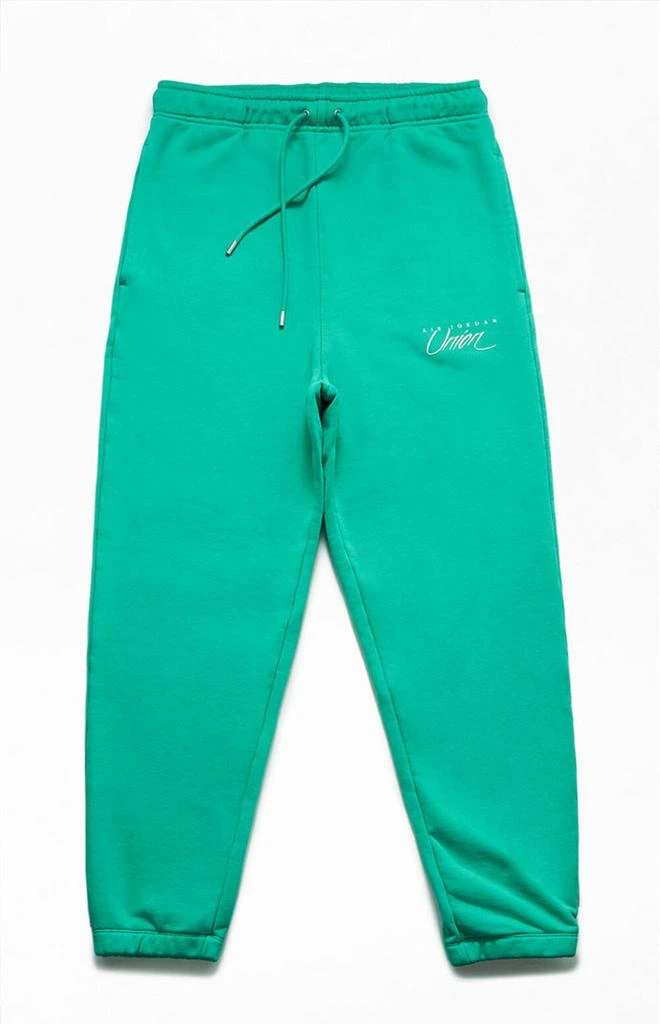 Air Jordan x Union Green Fleece Sweatpants 1