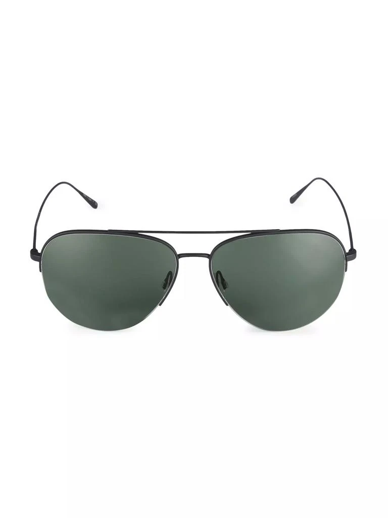 Oliver Peoples Cleamons 60MM Pilot Sunglasses 1