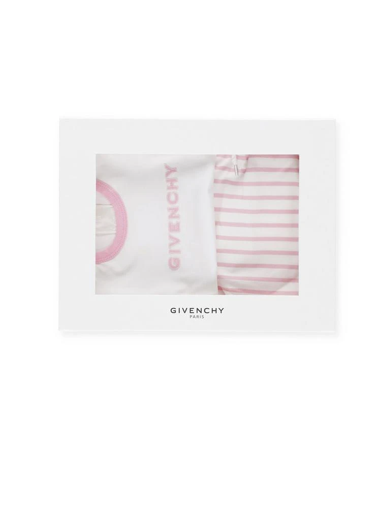 Givenchy Givenchy Kids Logo Embroidered Crewneck T-Shirt And Shorts Set 4