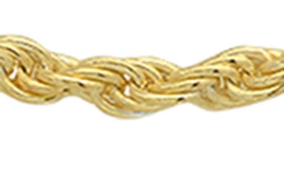 Queen Jewels Sterling Silver Italian Rope Chain Necklace 4