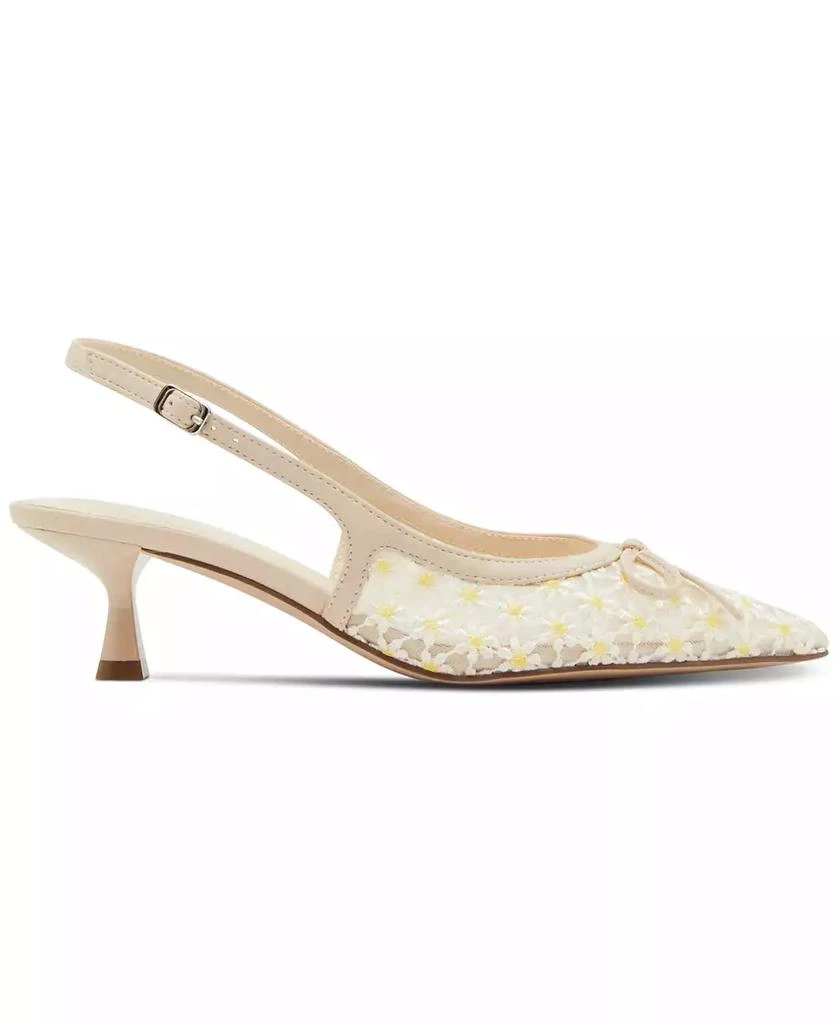 Madden Girl Vogue-M Kitten-Heel Slingback Bow Pumps 2