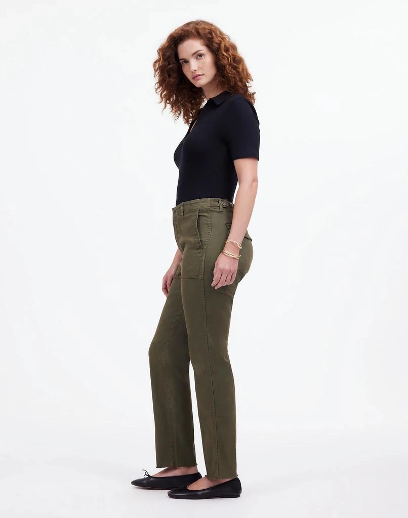 Madewell The Slim Straight Utility Pant in Garment Dye 3