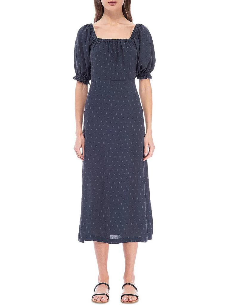 B Collection by Bobeau Womens Clip Dot Long Midi Dress 2