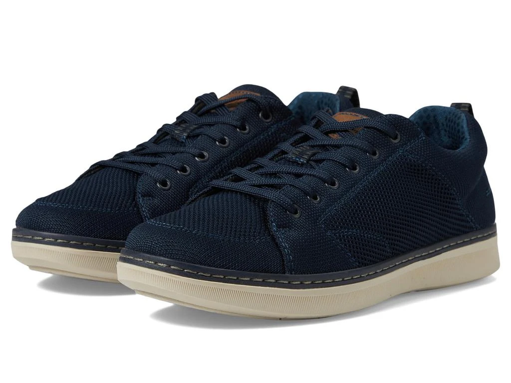Nunn Bush Aspire Knit Moccasin Toe Sneaker Oxford Comfortable Lightweight Fabric Lace Up 1