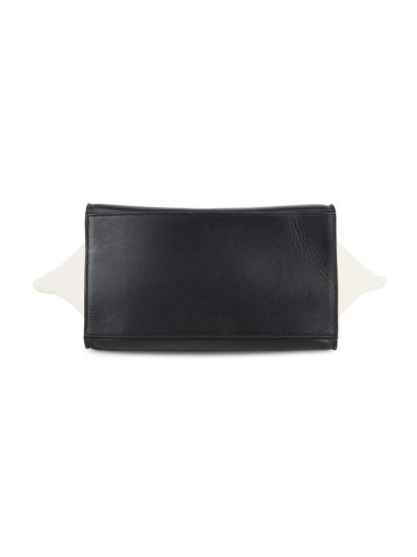 CELINE Colorblock Leather Top Handle Bag 4