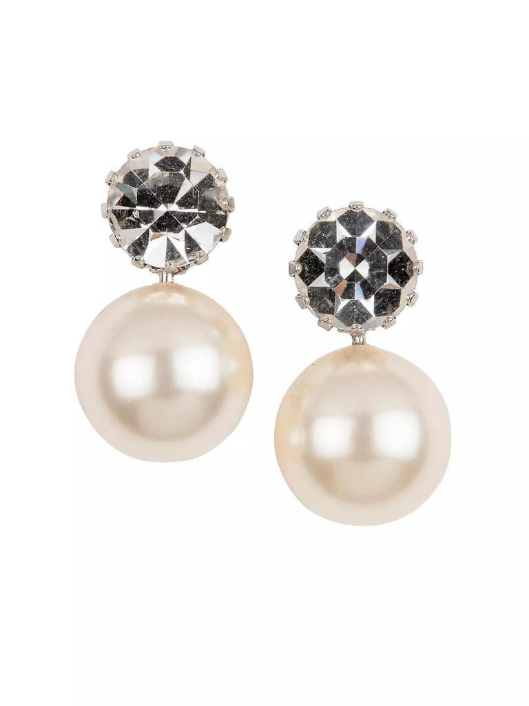 Jennifer Behr Ines 18K Gold-Plated, Crystal &amp; Glass Pearl Earrings 1