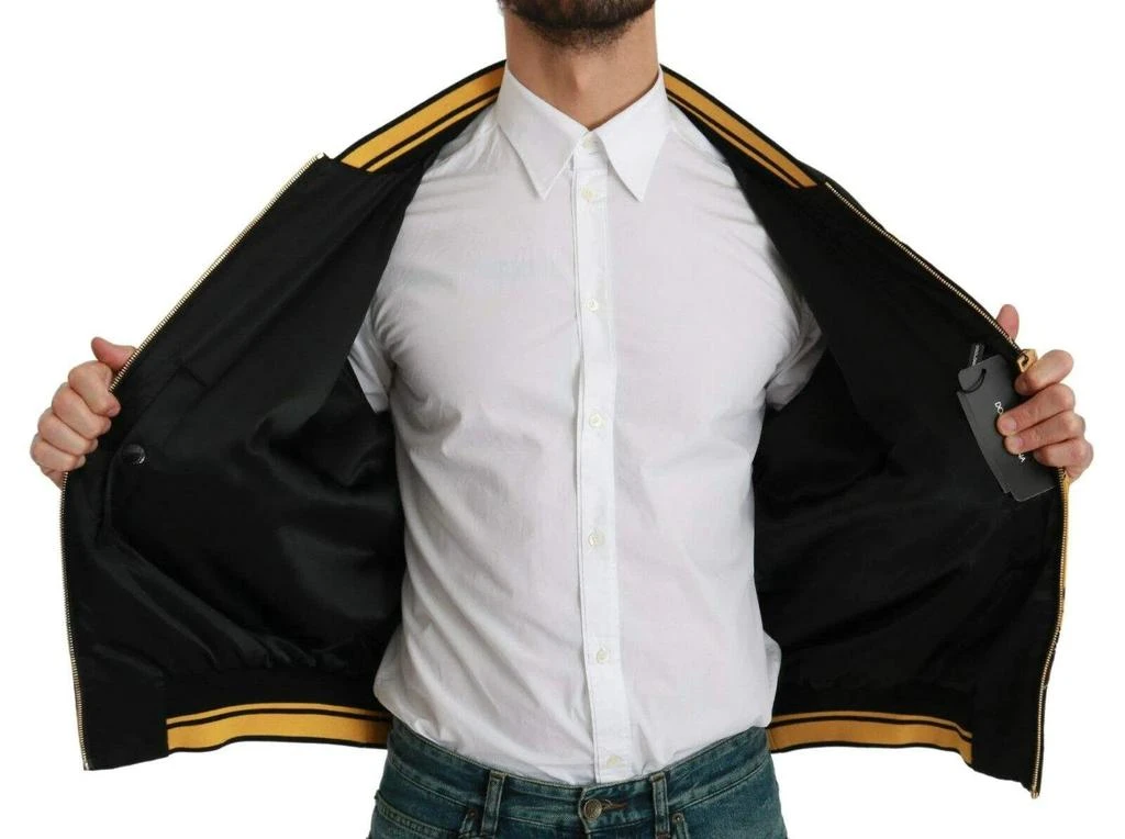 Dolce & Gabbana Dolce & Gabbana  Black YEAR OF THE PIG Bomber Jacket 5