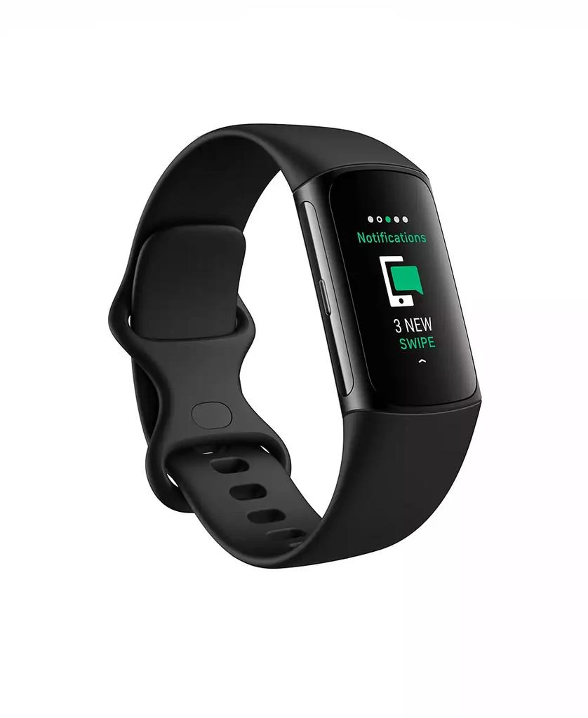 Fitbit Unisex Charge 6 Silicone Fitness Tracker Watch 36mm 15