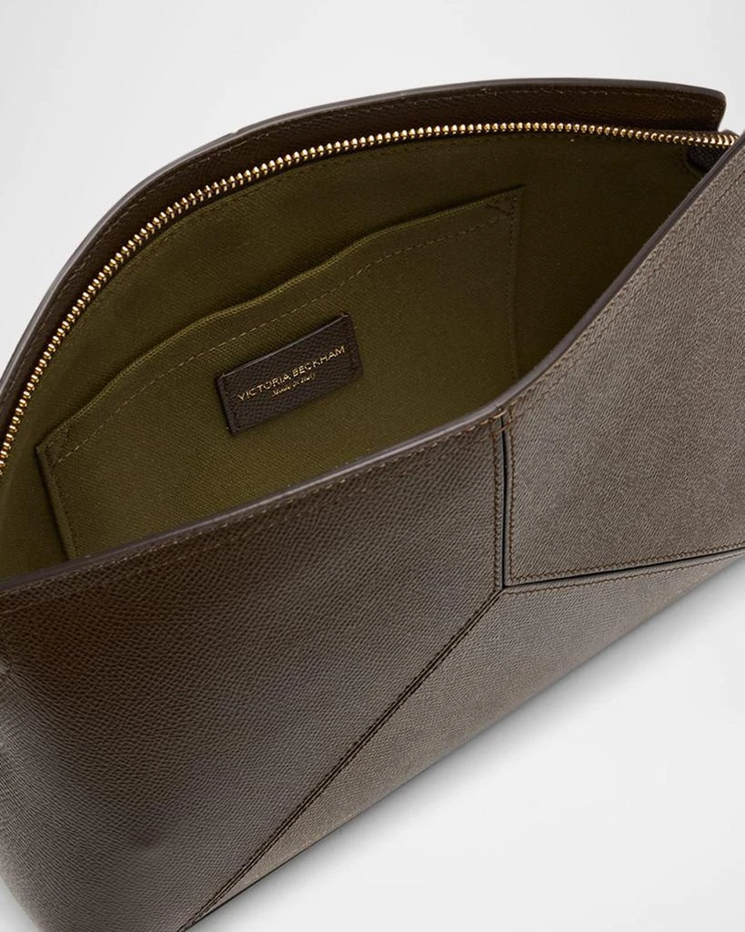 Victoria Beckham The Victoria Zip Leather Clutch Bag 4