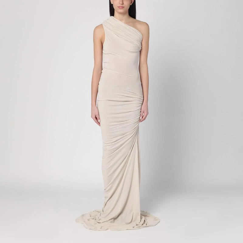 Entire Studios One-shoulder long ivory dress 1