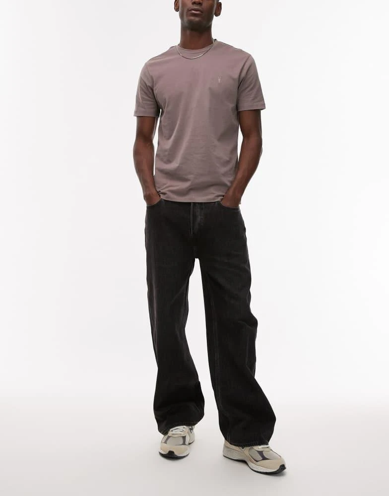 ALL SAINTS AllSaints Lenny wide jeans in washed black 1