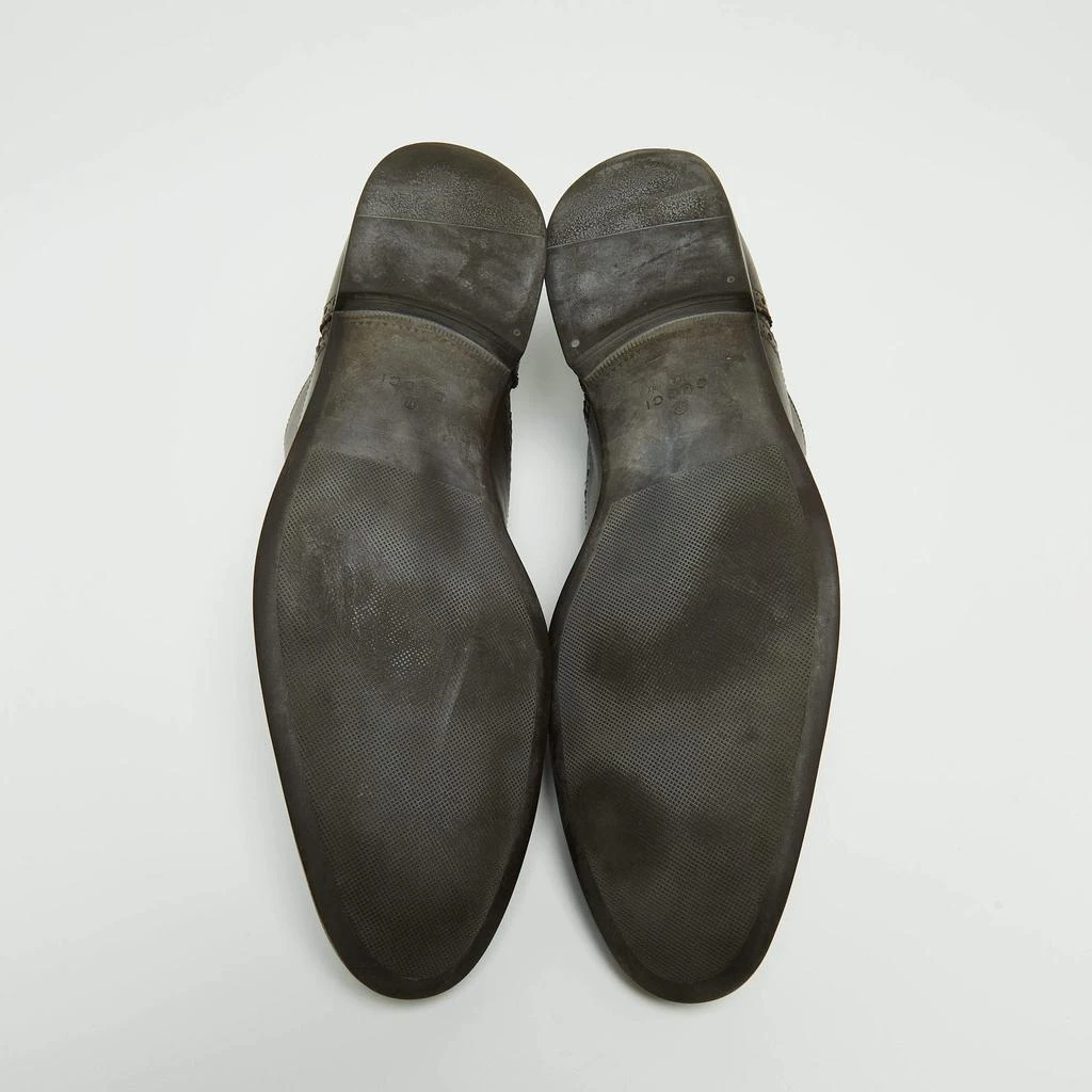 Gucci Gucci Brown Leather Brogue Oxfords Size 45.5 6