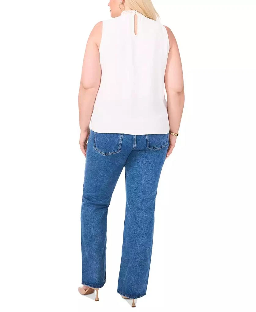Vince Camuto Plus Size Lace-Trim Sleeveless Blouse 4