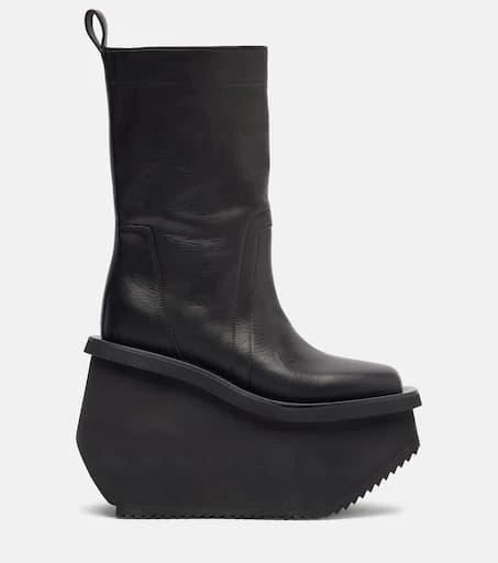 Rick Owens Factory leather platform ankle boots 4