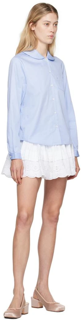 Sandy Liang White Ira Miniskirt 4