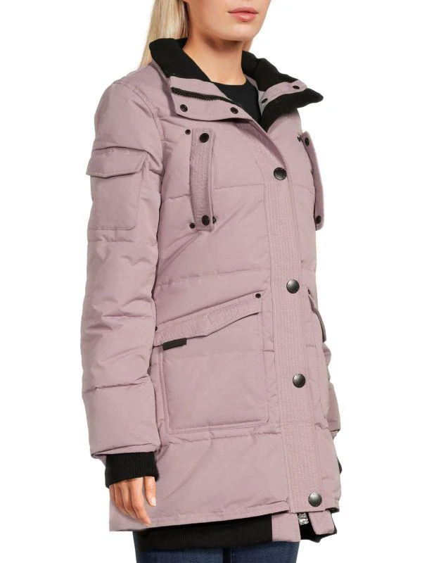 NOIZE Faux Fur Trim Parka 3