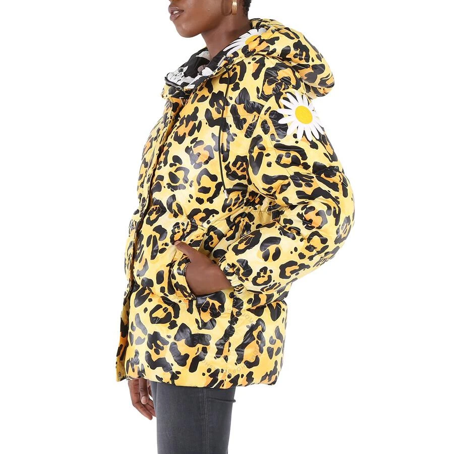 Moncler Ladies Richard Quinn Mary Leopard-print Quilted Jacket 3