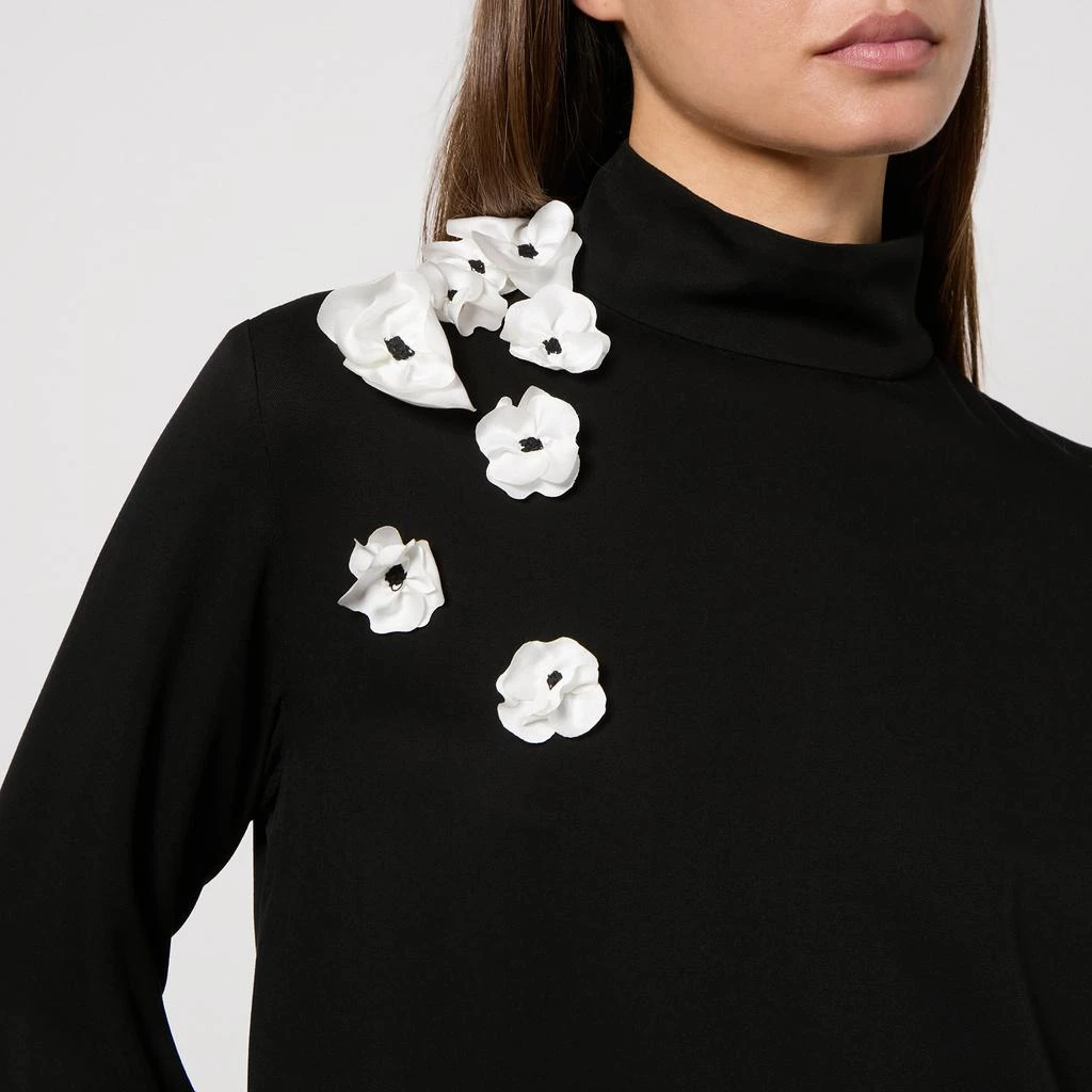 Sleeper The Bloom Black Tie Woven Pyjama Set 4