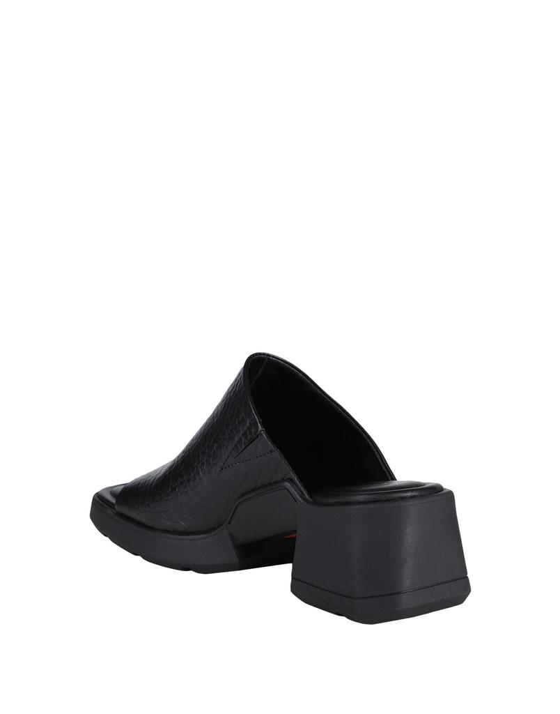 E8 by miiSTA ミスタサンダル ミスタ(MIISTA)｜Anais Raven Black Pathed Nappa Sandals