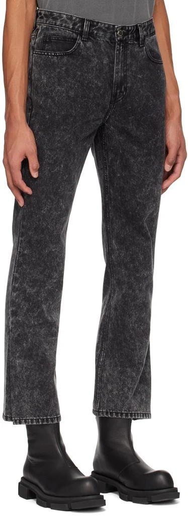 Solid Homme Black Acid Wash Jeans 2