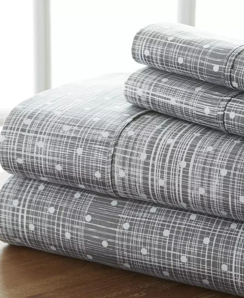 IENJOY HOME The Timeless Classics Premium Ultra Soft Pattern 4-Pc. Sheet Set, California King 1