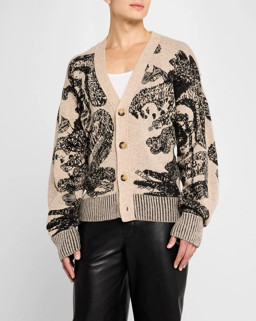 DOMREBEL Men's Hao Jacquard Cardigan 4