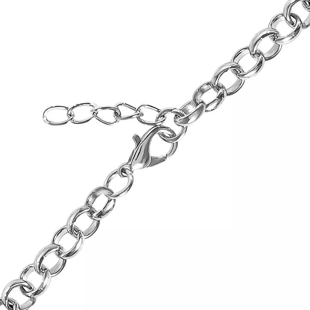 Star Wars Two-Tone Charm Bracelet - Stormtrooper, R2-D2, C-3PO Collectible Jewelry 9