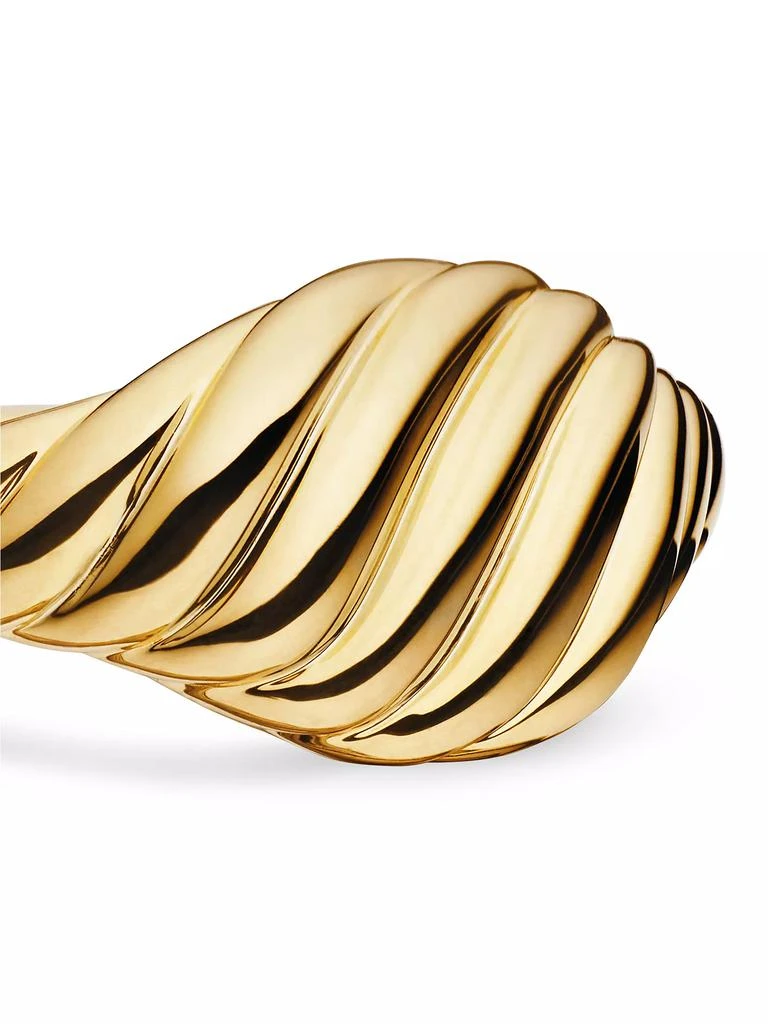 David Yurman Sculpted Cable Micro Pinky Ring In 18K Yellow Gold 6