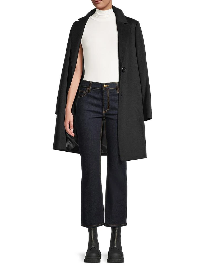 Sam Edelman Wool-Blend Double-Breasted Cutaway Coat 2