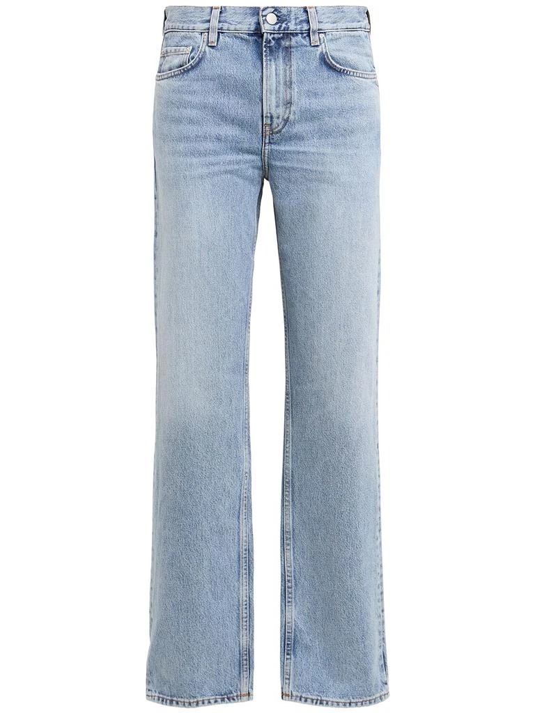 Totême Low Rise Straight Cotton Denim Jeans 1