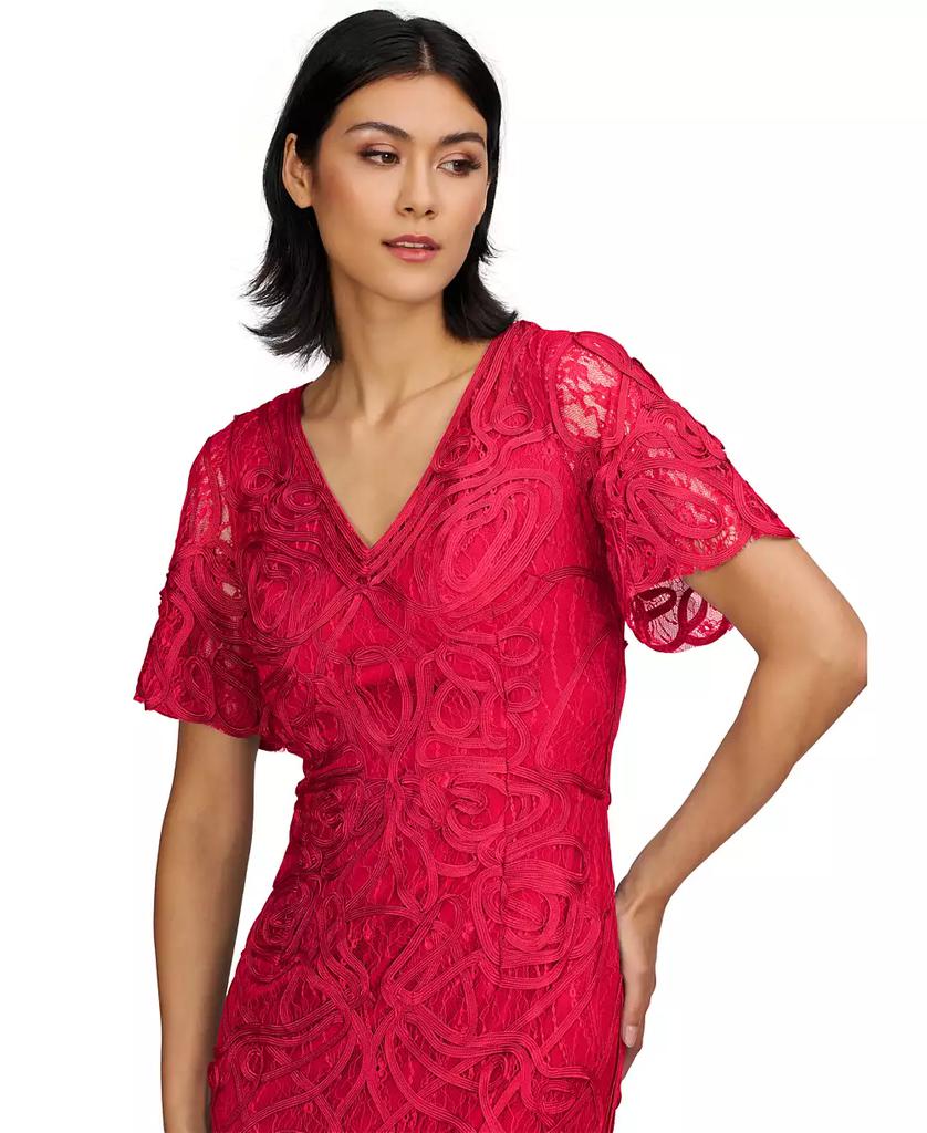 JS Collections Women's Camilla Soutache Midi Party Dress